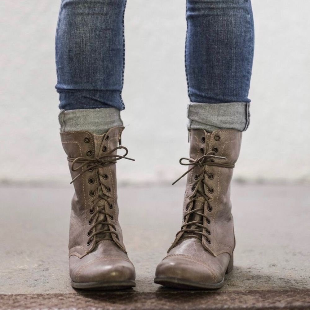 Steve Madden, the Troopa Combat Boots